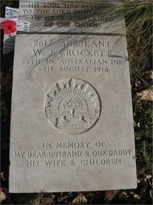 William Crocketts Grave