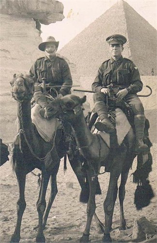 William J Swain y Burney in Egypt