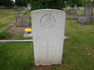 Willcock Colin Clive-Headstone-Colchester Cemetery Essex EnglandView details for  Willcock, Colin Clive